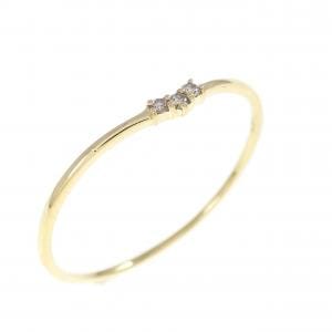 K18YG ダイヤモンド リング 0.03CT