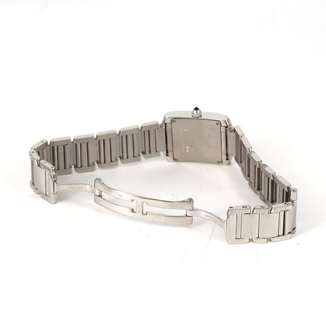 カルティエ タンクフランセーズSM WG W50012S3 WG クォーツ