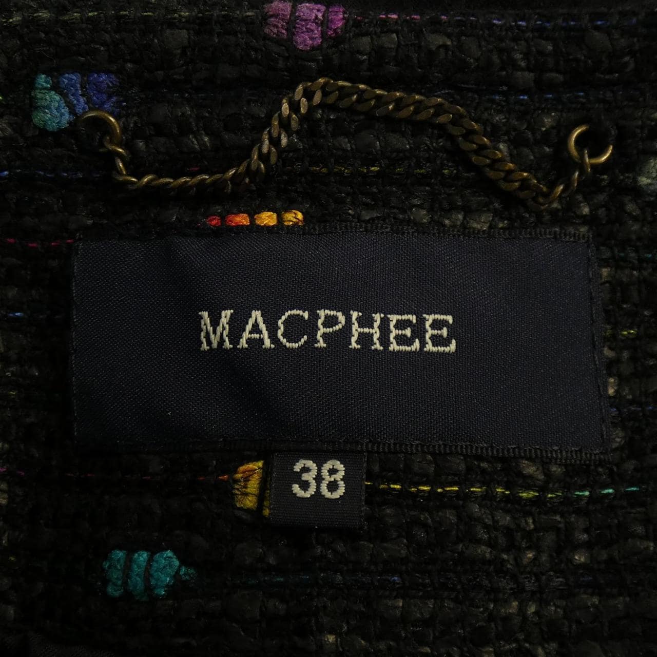 マカフィー MACPHEE ノーカラージャケット