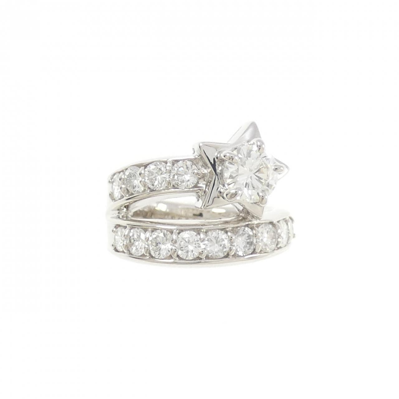PT900 スター ダイヤモンド リング 0.591CT