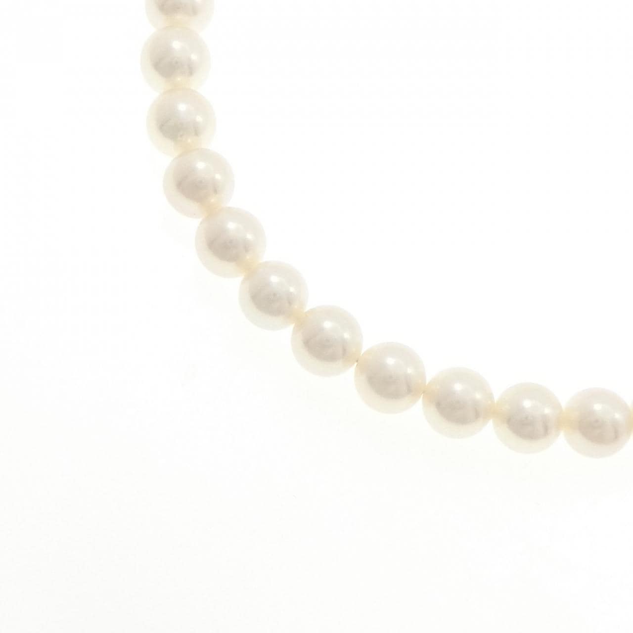 シルバークラスプ アコヤパール ネックレス 6.5-7mm