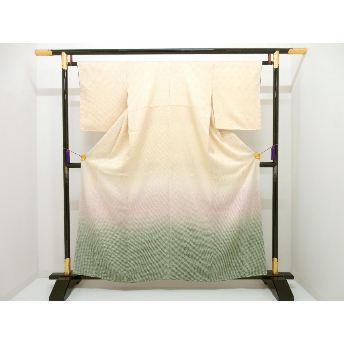 【未使用品】訪問着　総絞り　Ｓサイズ