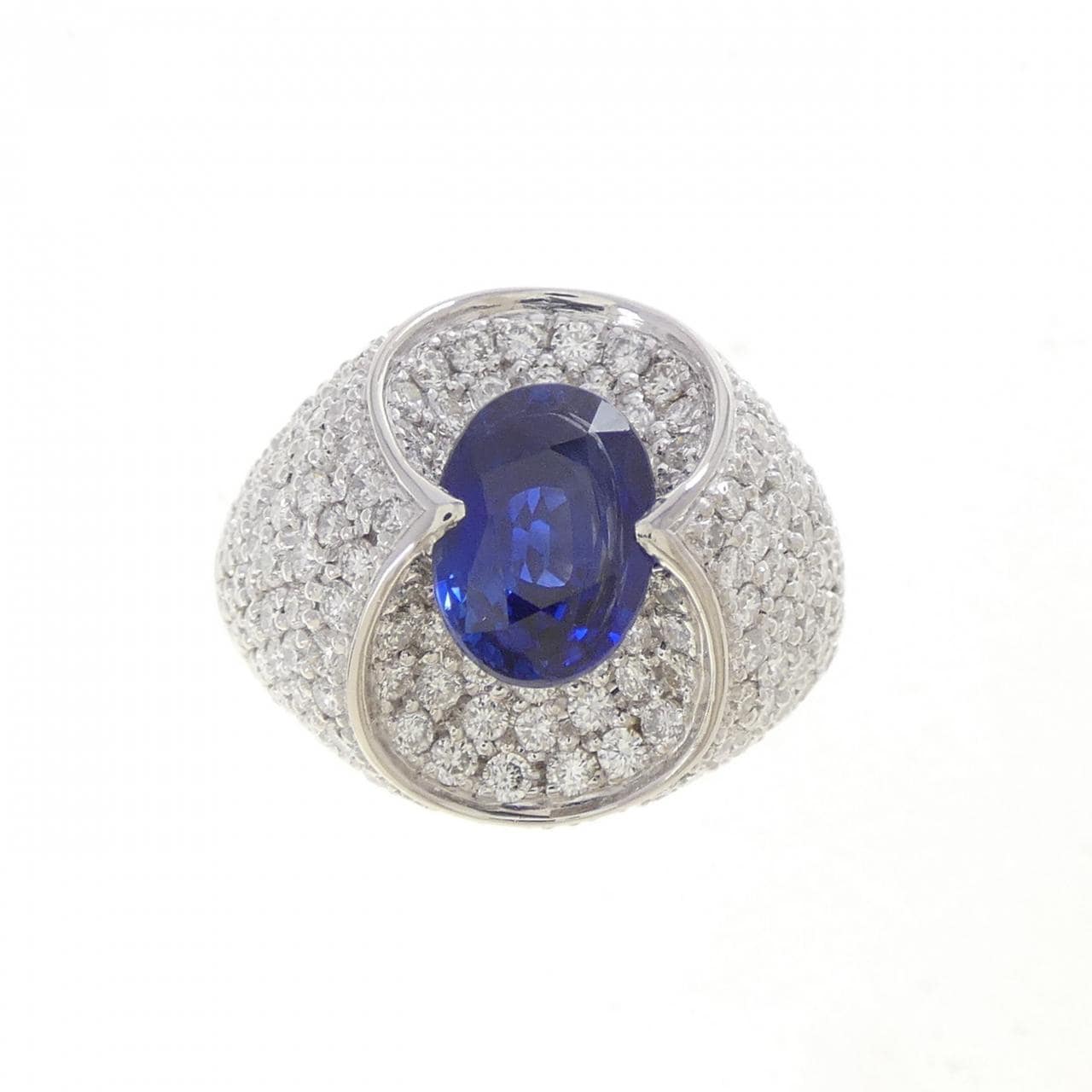 PT900 パヴェ サファイヤ リング 1.81CT