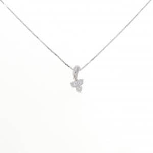 K10WG ダイヤモンド ネックレス 0.1CT