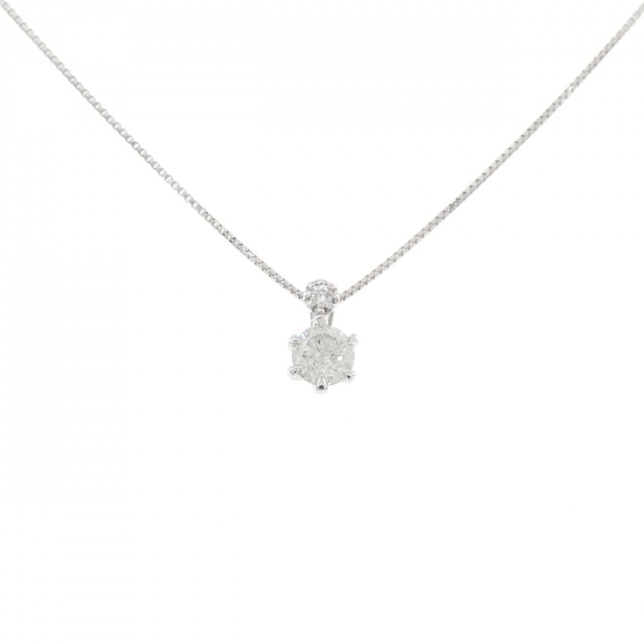 PT900/PT850 ダイヤモンド ネックレス 0.30CT