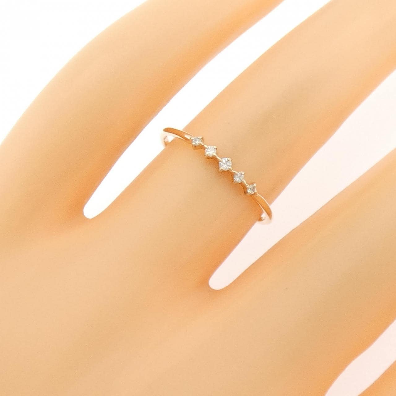 K10PG ダイヤモンド リング 0.04CT