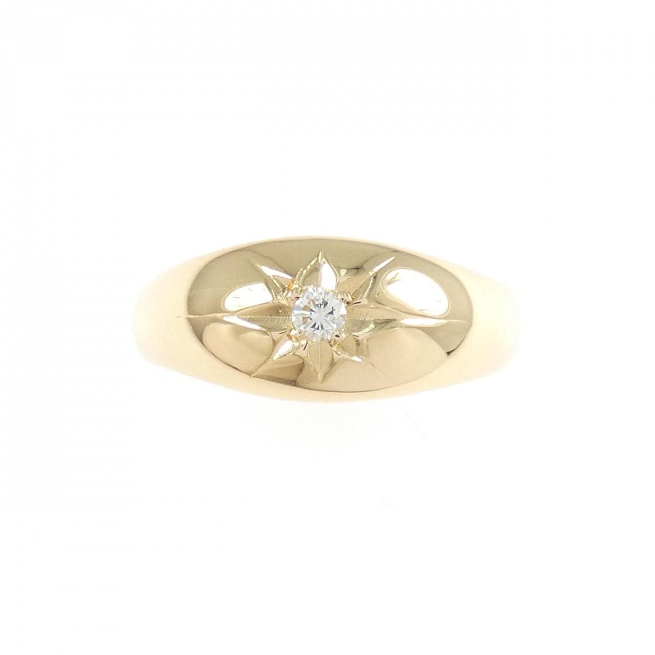K18YG ダイヤモンド リング 0.05CT