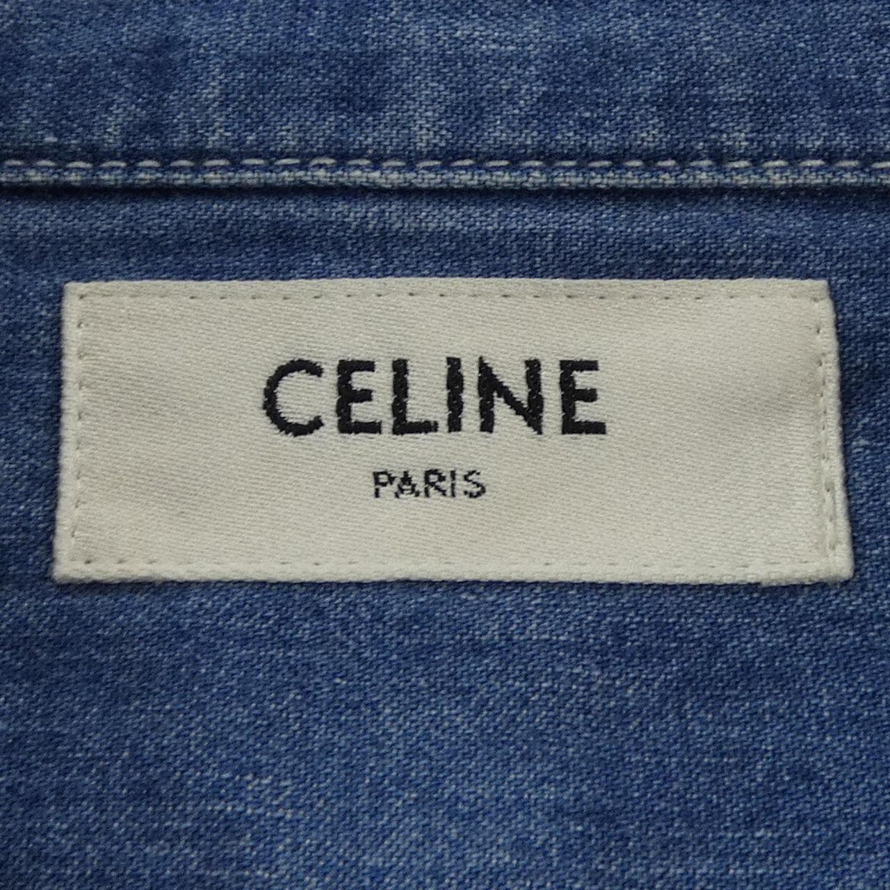 セリーヌ CELINE トリオンフ RC07K208I S／Sシャツ