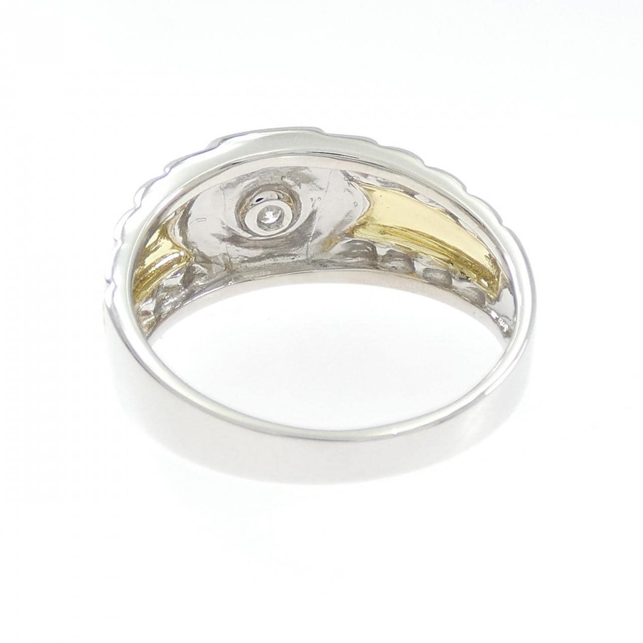 PT900/K18YG ダイヤモンド リング 0.10CT