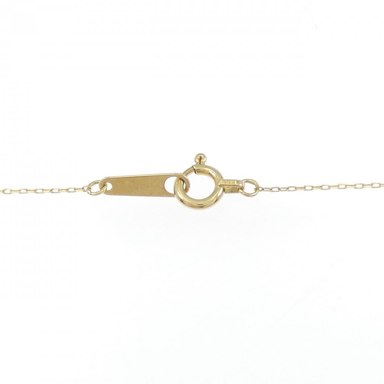 K18YG クロス ダイヤモンド ネックレス 0.01CT