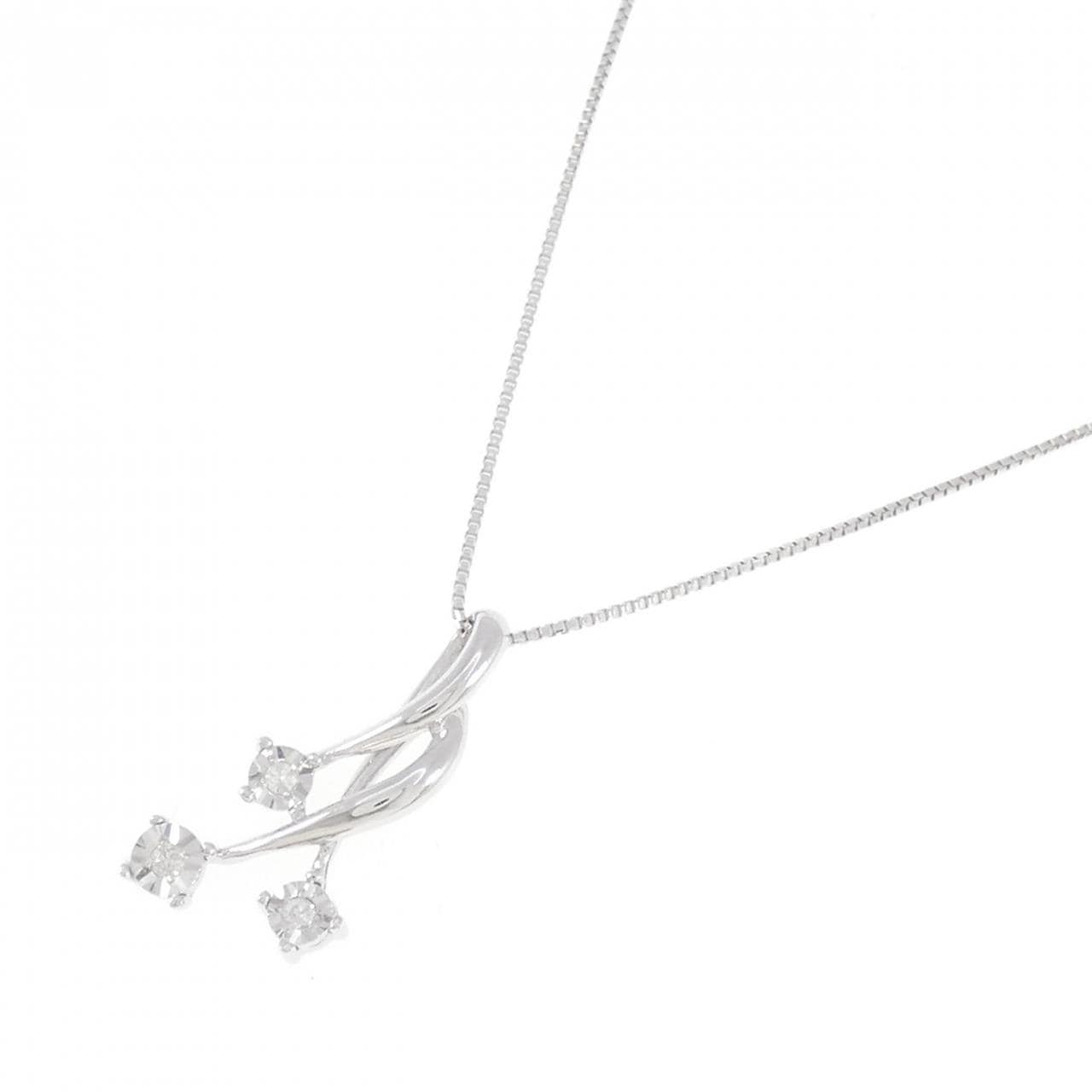 K10WG Diamond necklace