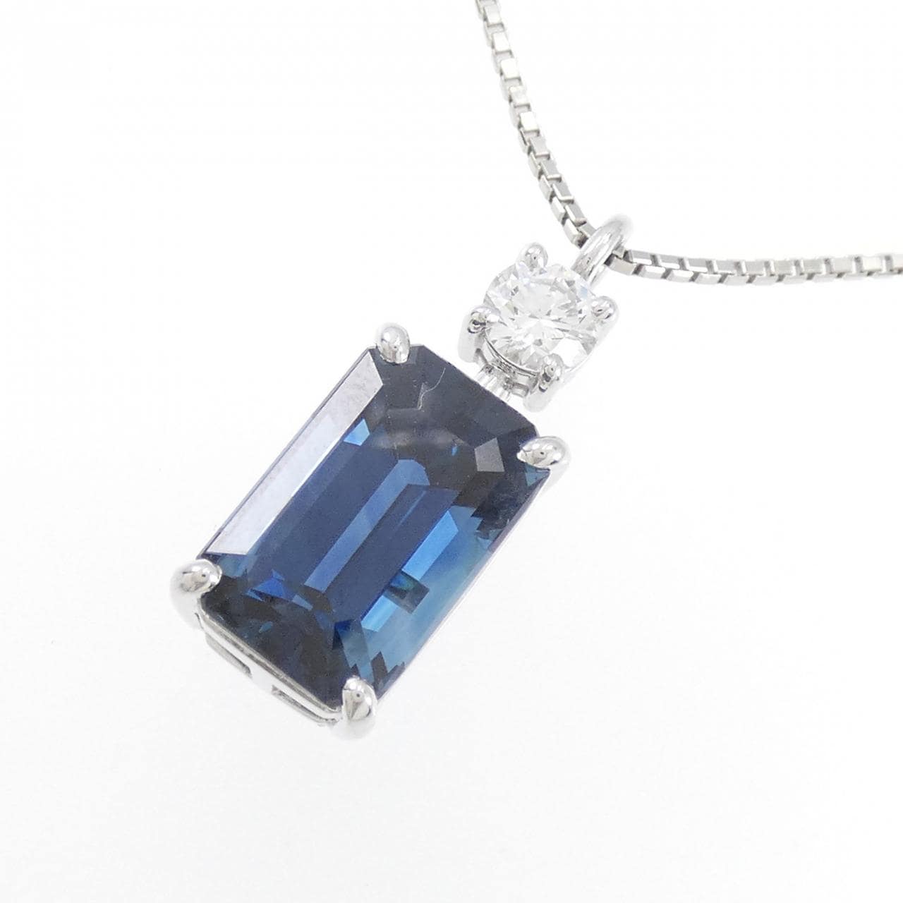 PT900/PT850 非加熱 サファイヤ ネックレス 8.114CT