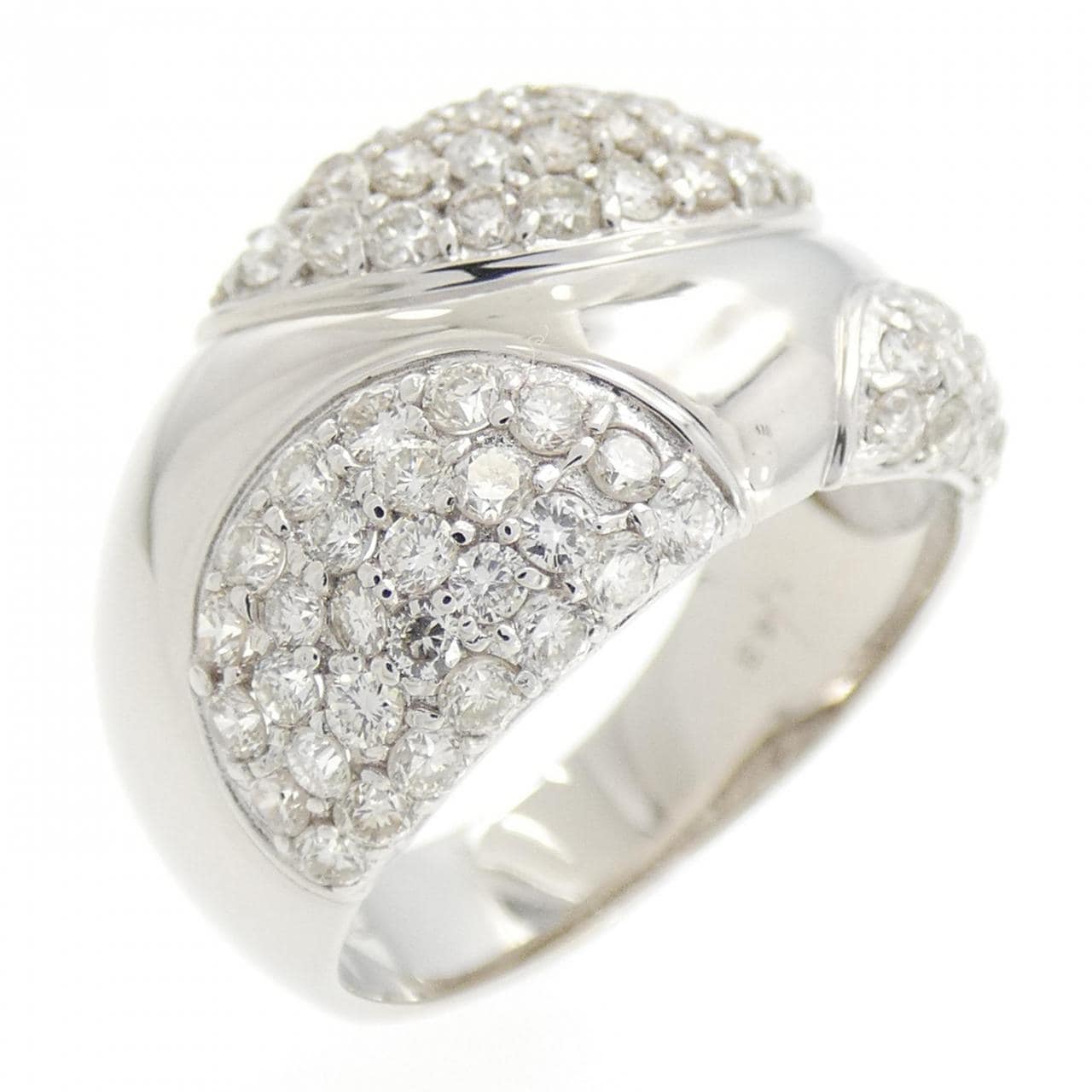 K18WG ダイヤモンド リング 1.43CT