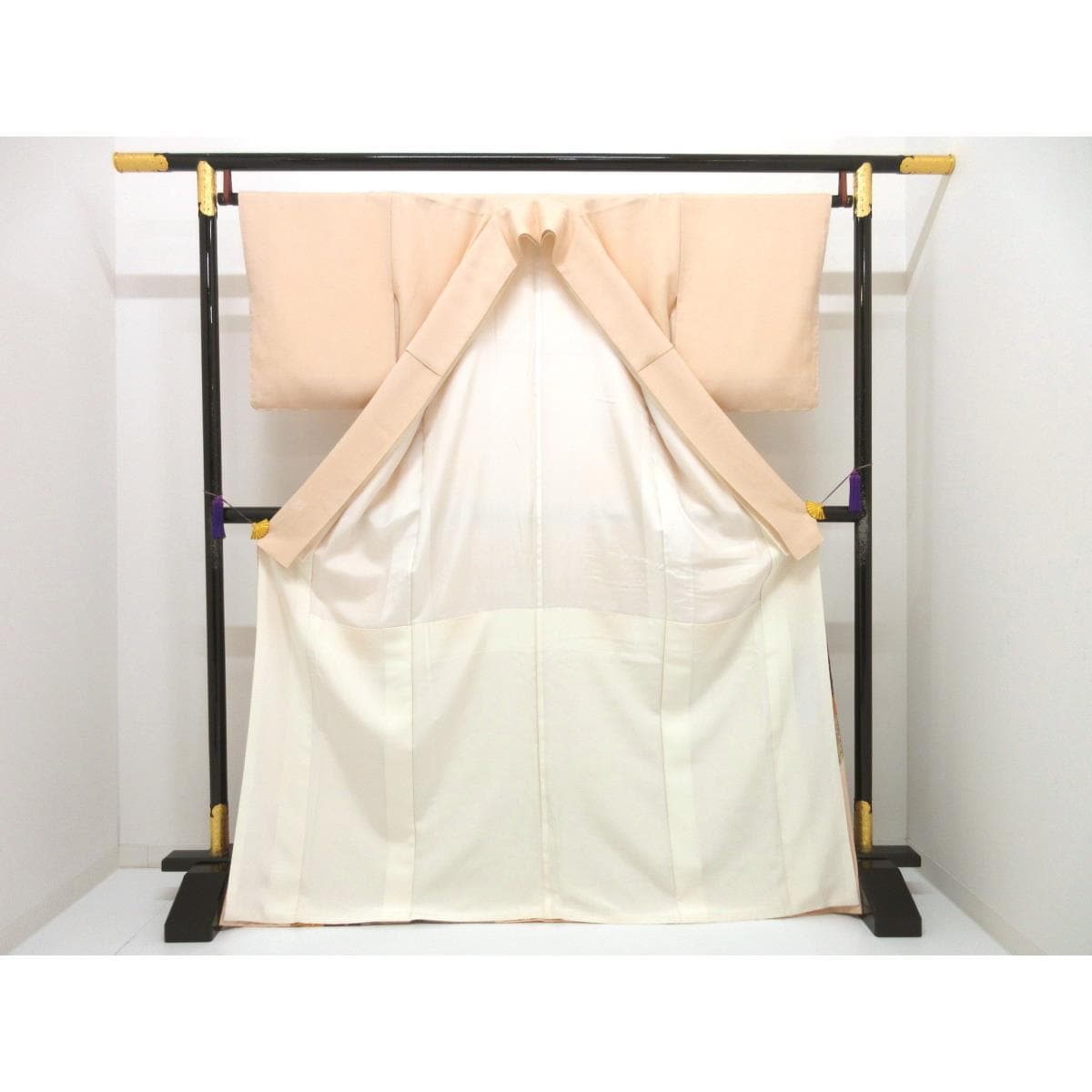 【未使用品】色留袖　隅切角に三木【千總】