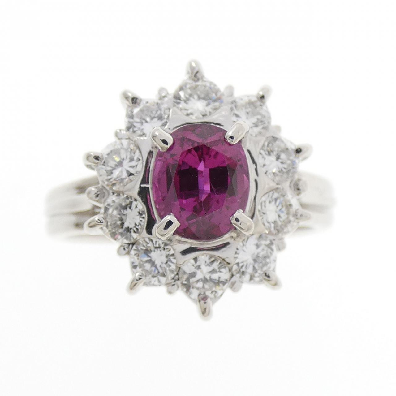 PT900 ルビー リング 0.917CT