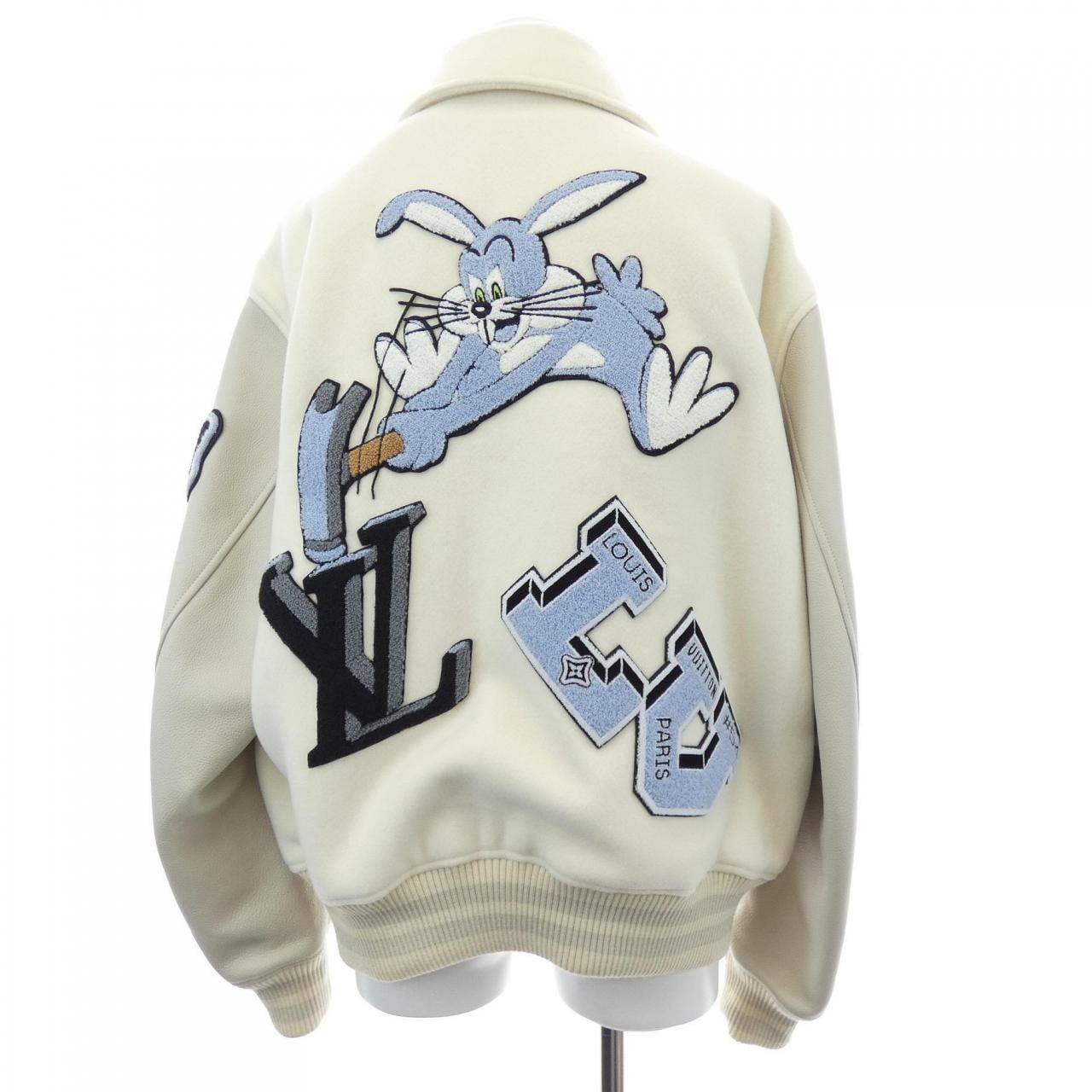 ルイヴィトン LOUIS VUITTON マルチパッチミックスドレザーバーシティブルゾン HNL91EMJY スタジャン