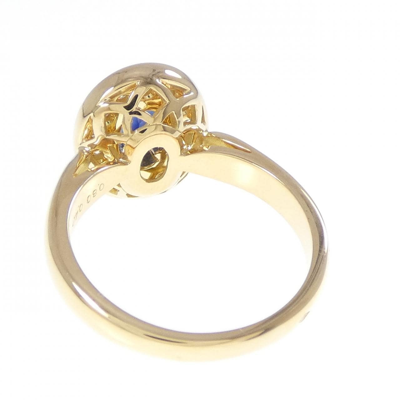 K18YG サファイヤ リング 0.80CT