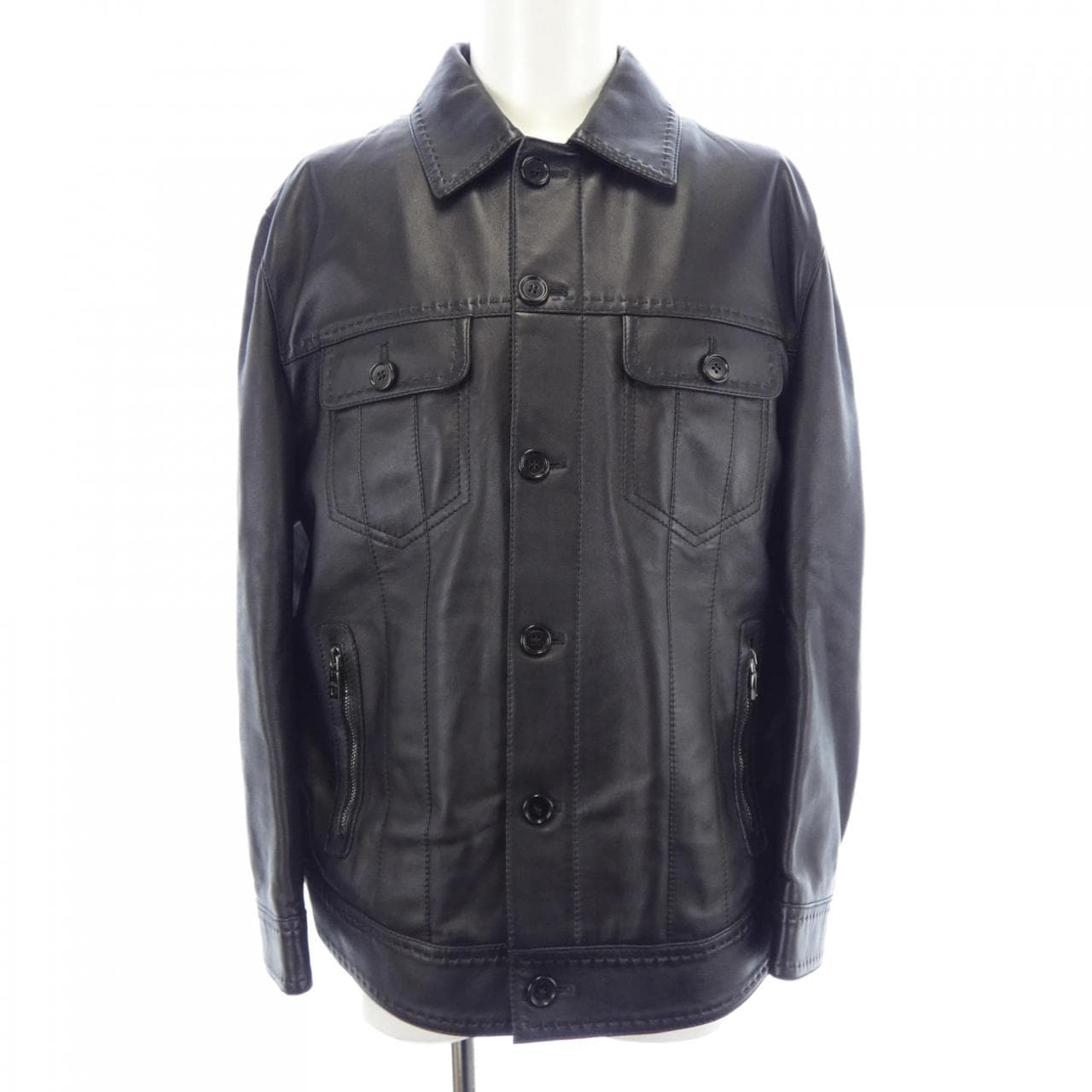 ドルチェアンドガッバーナ DOLCE&GABBANA G9UC3L/HULJ8 レザージャケット