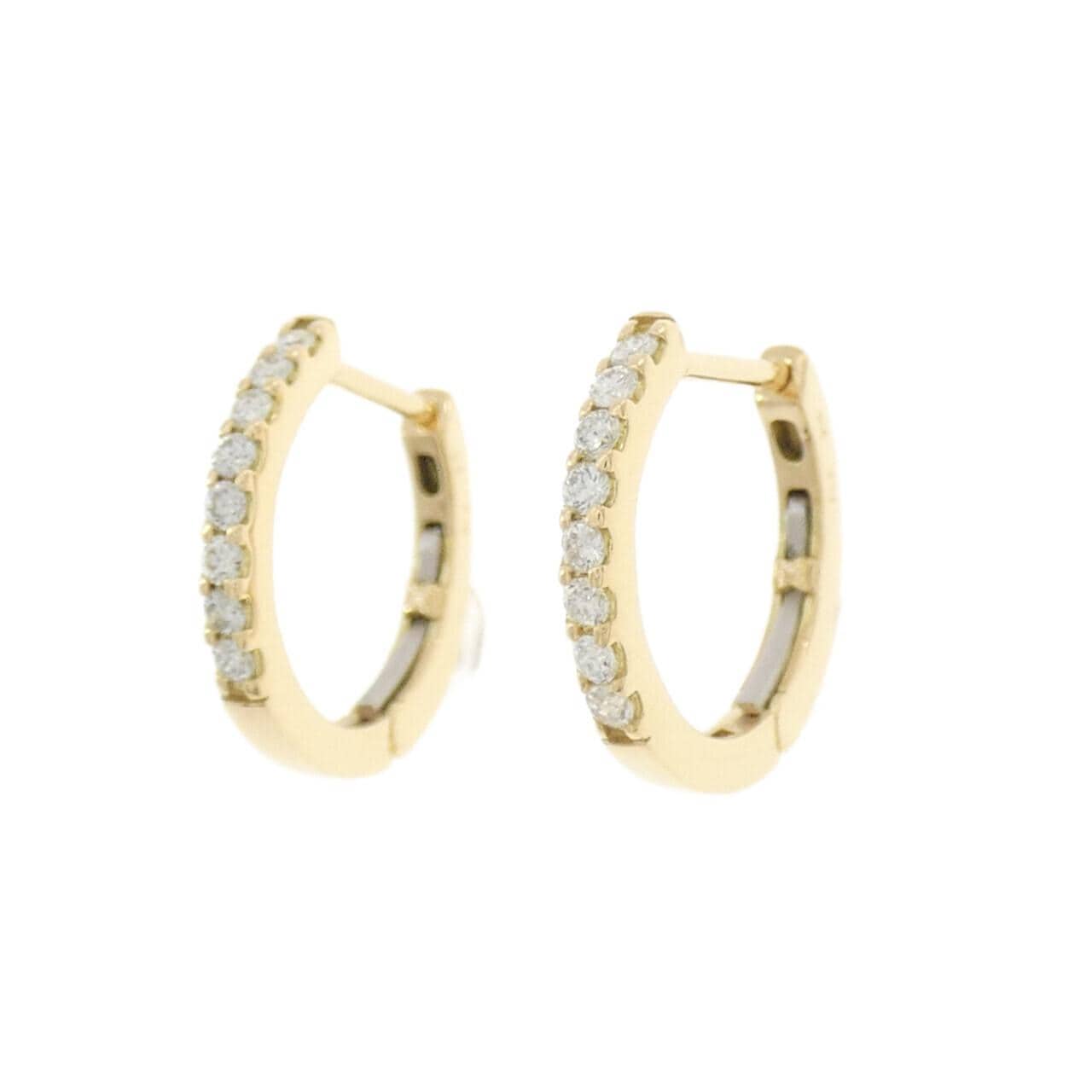 K18YG ダイヤモンド ピアス 0.20CT