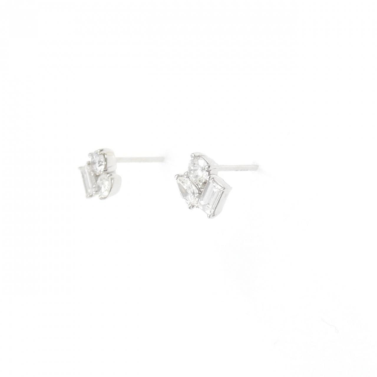 【新品】PT900 ダイヤモンド ピアス 0.54CT