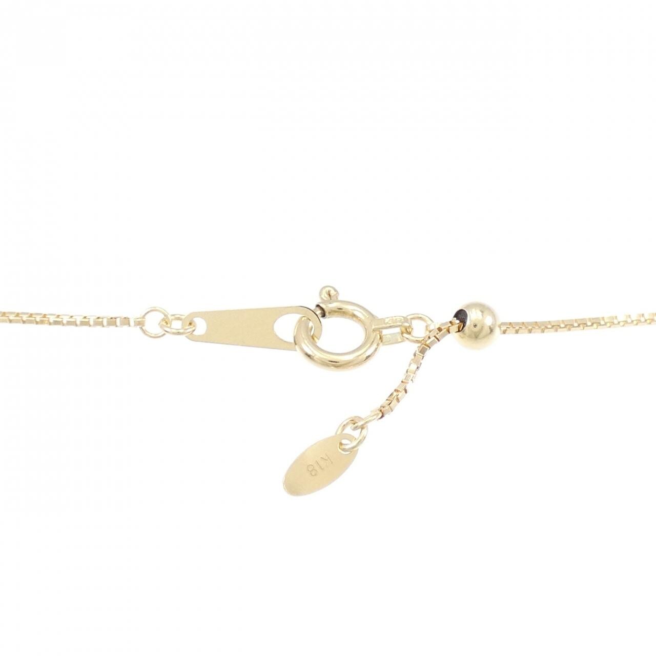 K18YG ダイヤモンド ネックレス 0.20CT