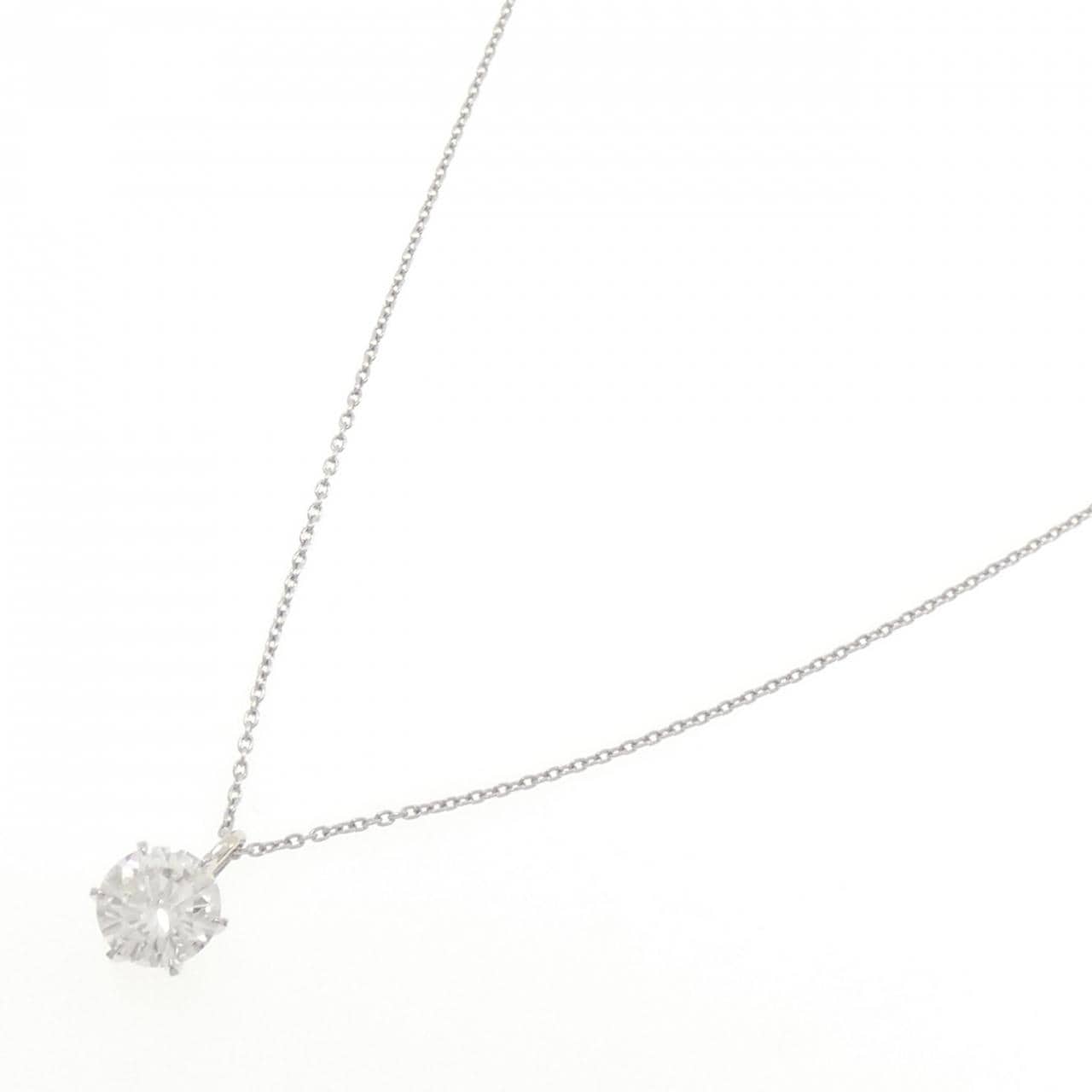 【リメイク】PT900/PT850 ダイヤモンド ネックレス 2.184CT F VVS2 VG