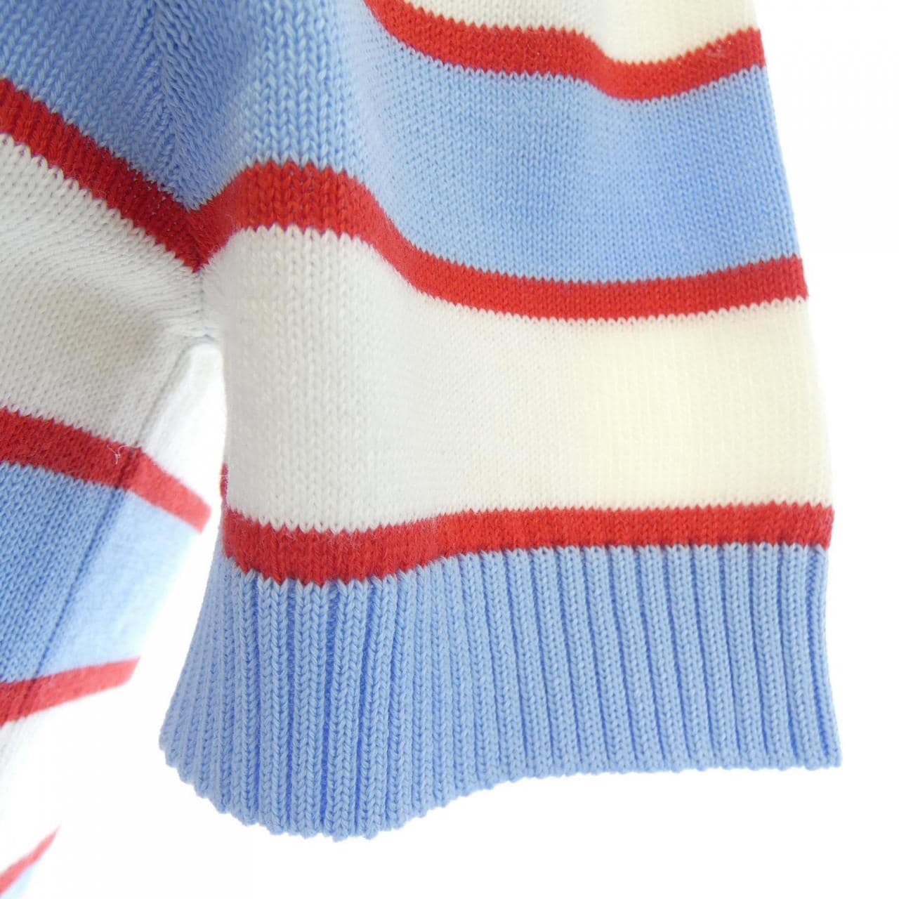 プラダ PRADA ストライプ コットンクルーネックセーター P24S2H SOOO 17KK ニット