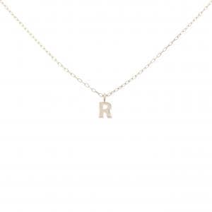 K10YG イニシャルR ネックレス