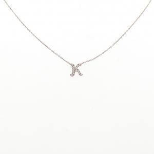 スタージュエリー イニシャル ダイヤモンド ネックレス 0.03CT