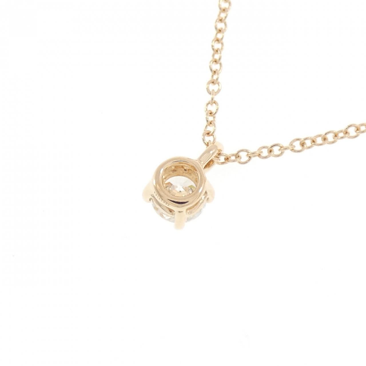 ティファニー ソリティア ネックレス 0.32CT G VVS1 3EXT