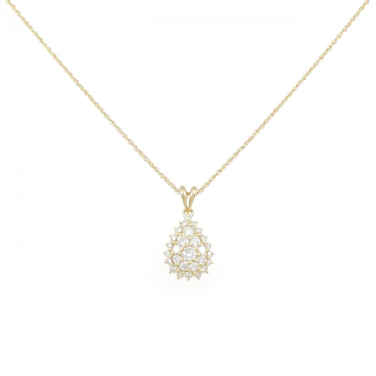 K18YG ダイヤモンド ネックレス 1.00CT