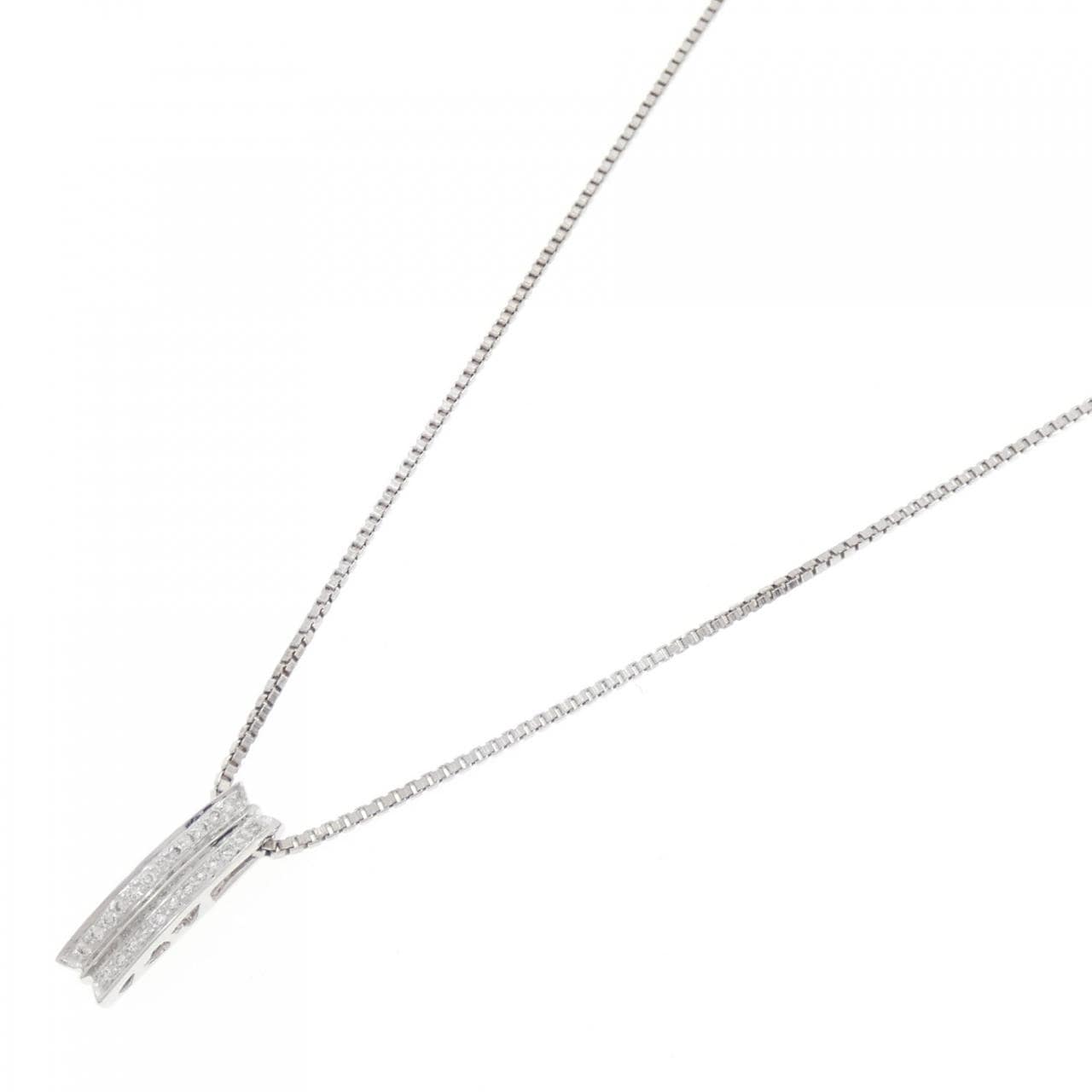 K18WG ダイヤモンド ネックレス 0.10CT