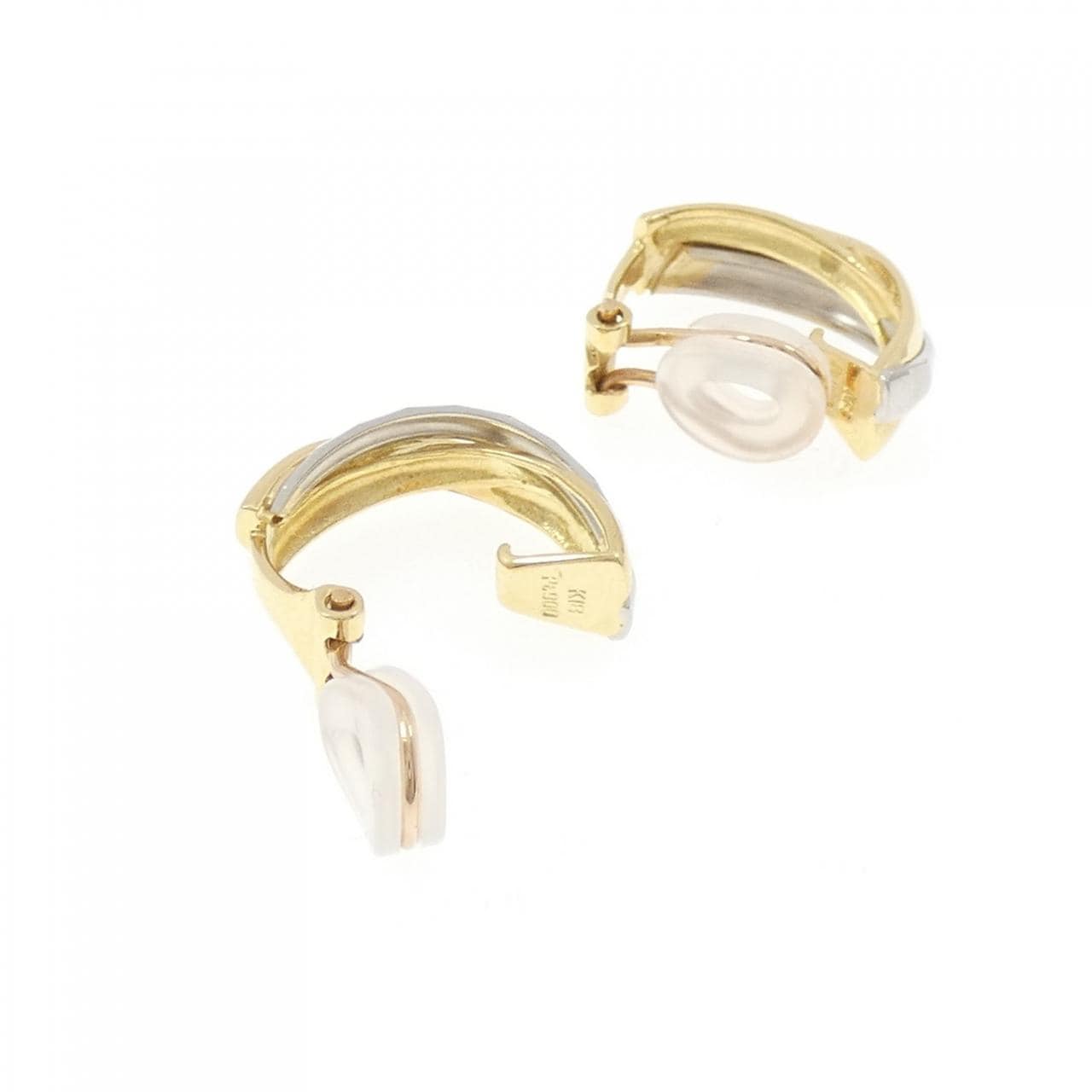 K18YG/PT900 イヤリング