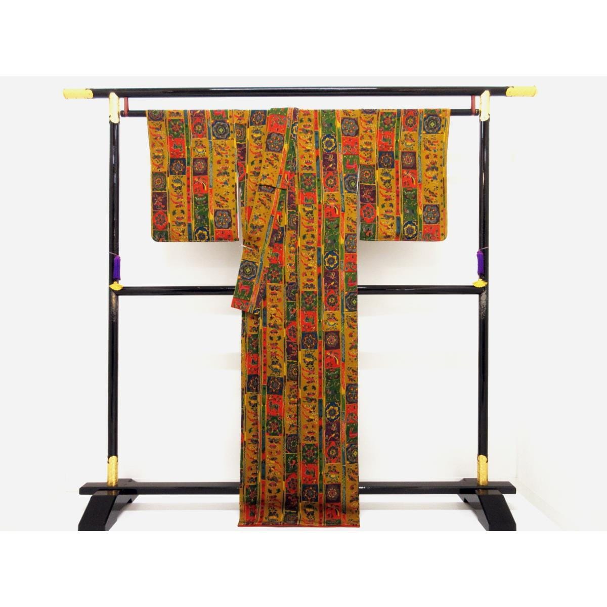 【未使用品】小紋　ちりめん