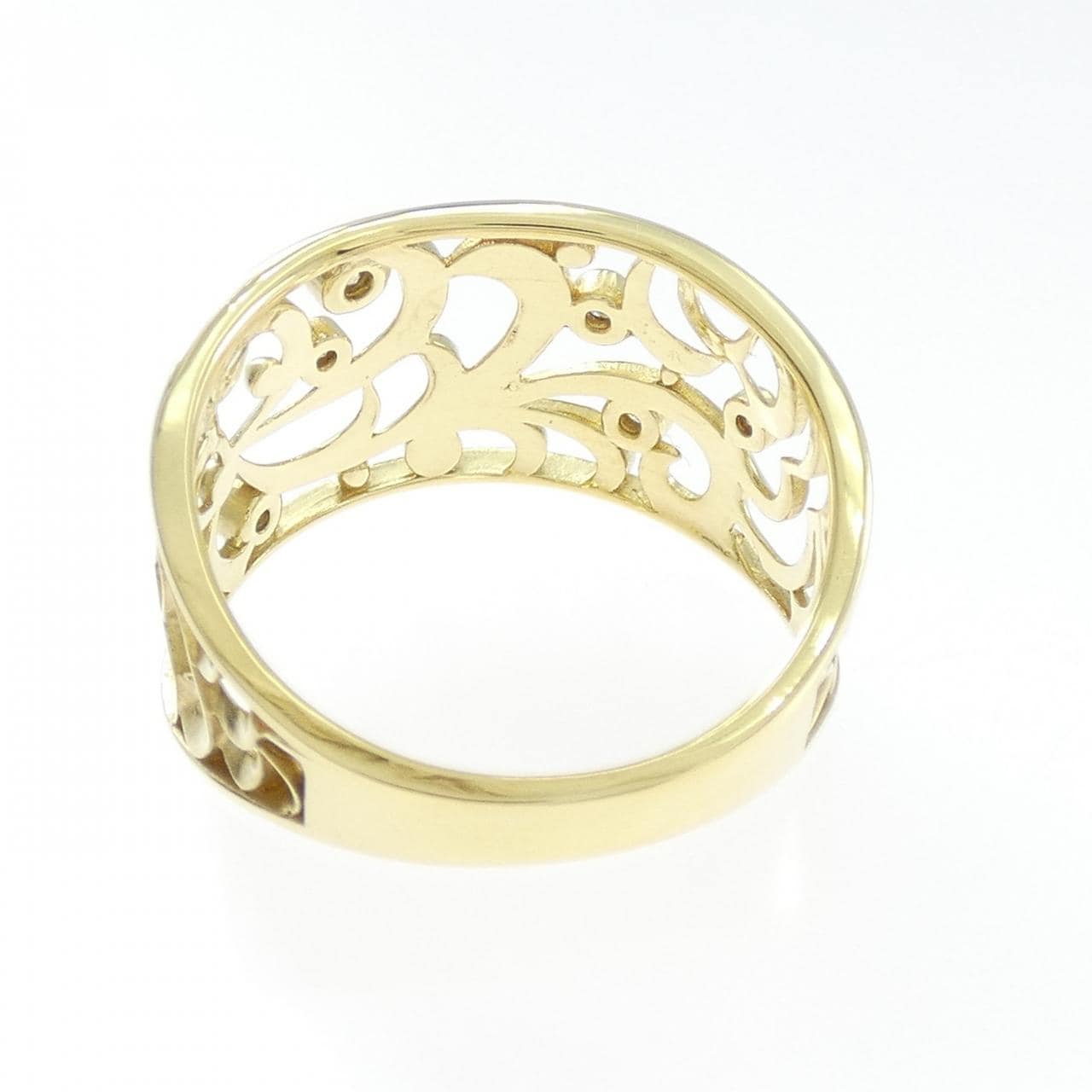 K18YG ダイヤモンド リング 0.07CT