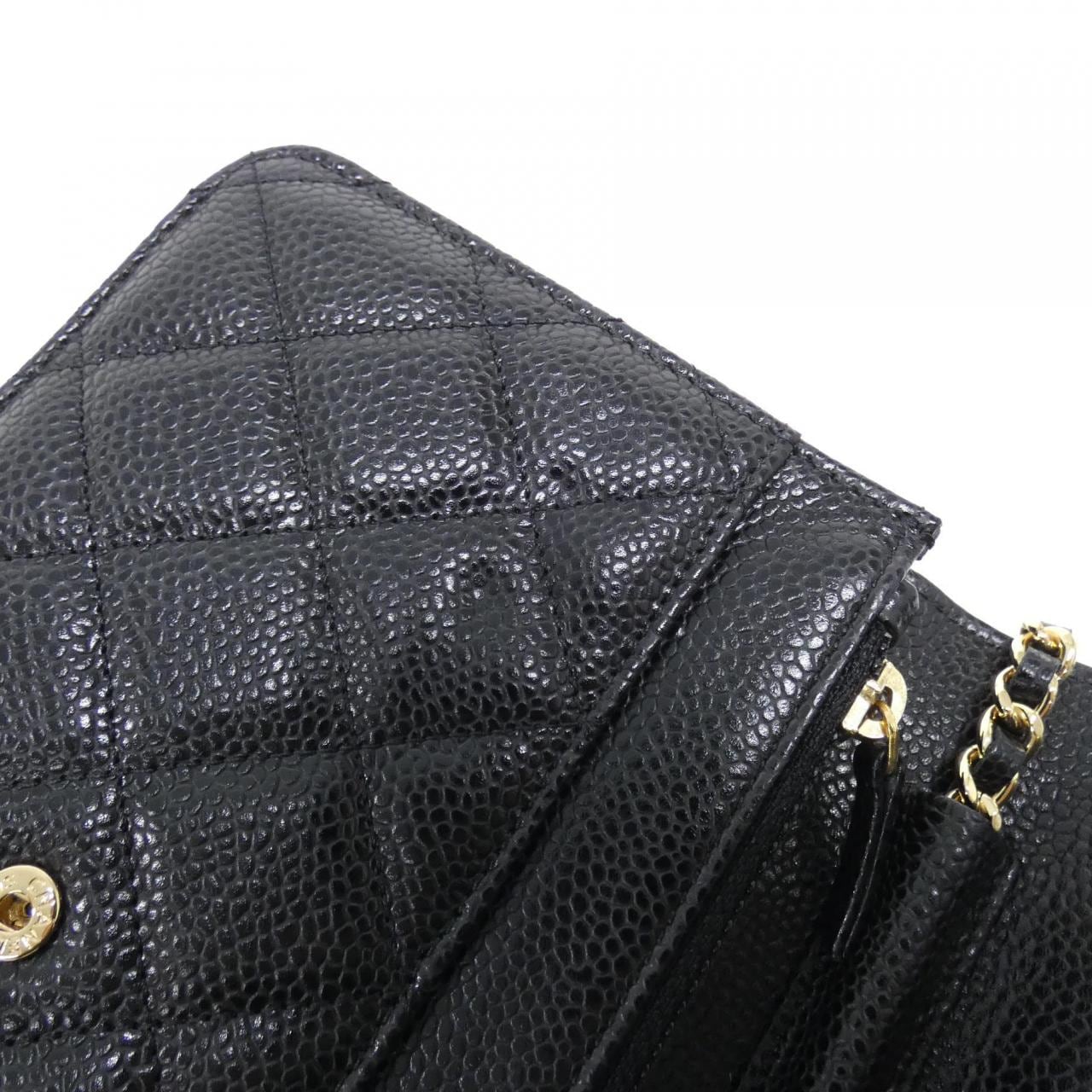 シャネル タイムレスクラシック ライン 33814 チェーンウォレット