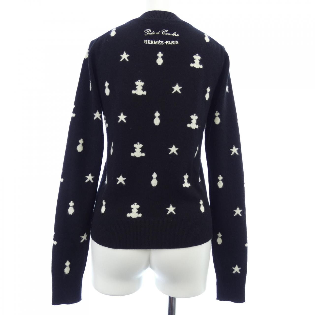エルメス HERMES POSTE ET CAVALERIE *16-7701. ニット