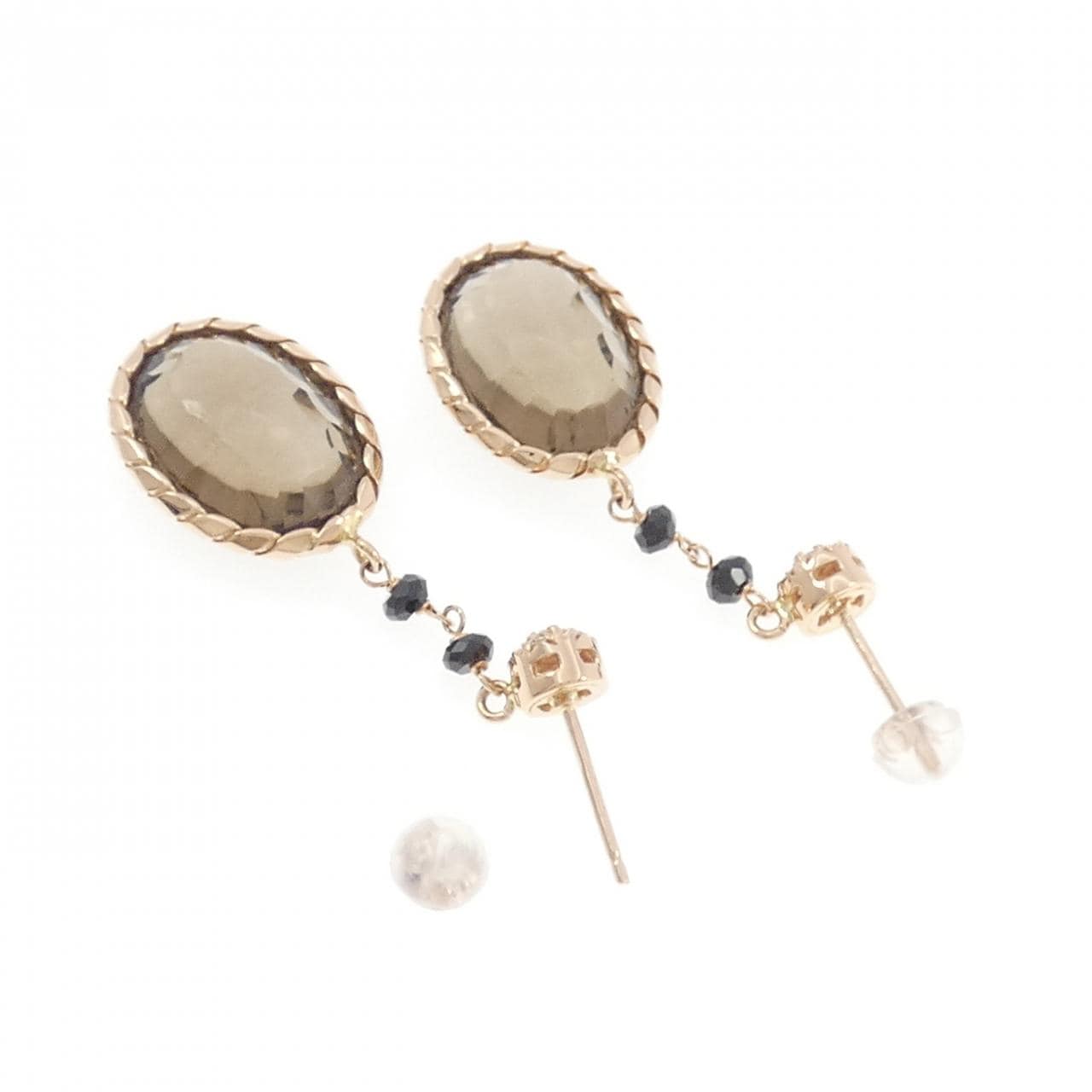 750PG/K18PG カラーストーン ピアス