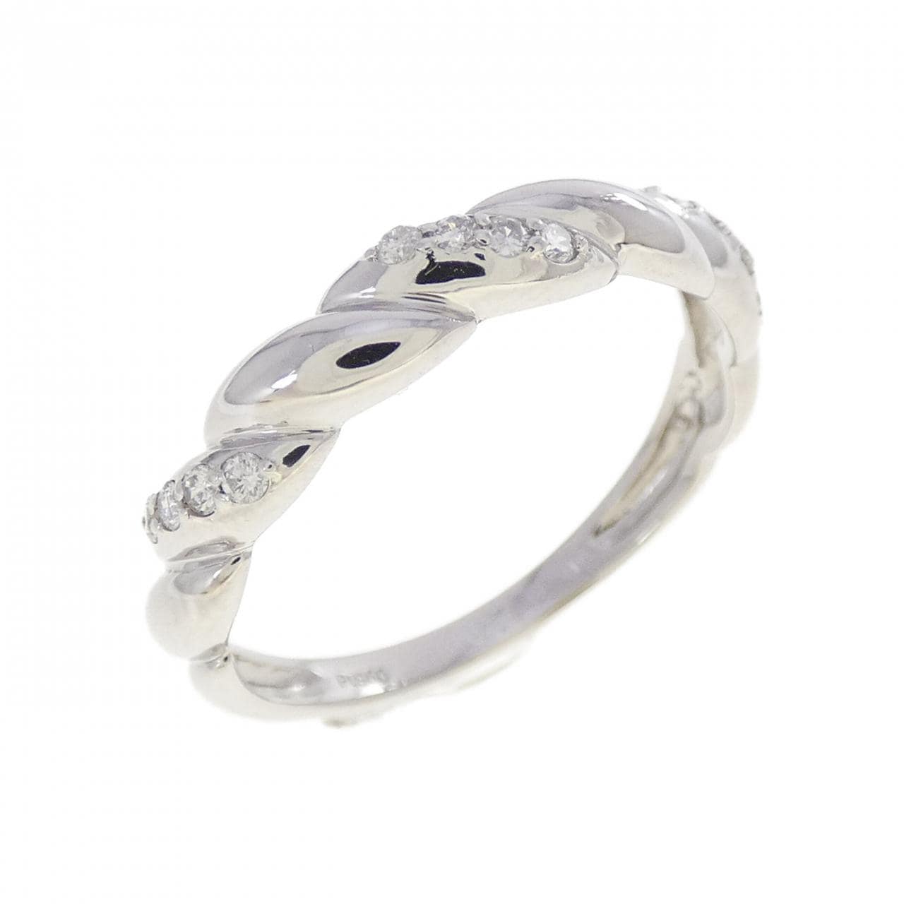 PT950 ダイヤモンド リング 0.10CT