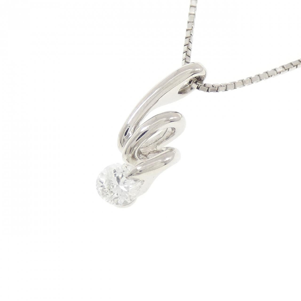 PT900/PT850 ダイヤモンド ネックレス 0.344CT