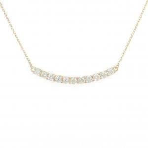 K18YG ダイヤモンド ネックレス 1.005CT F VS1-SI1 EXT-VG
