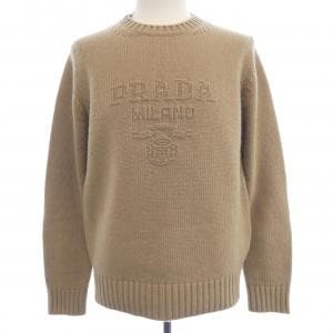プラダ PRADA ウールxカシミヤ クルーネック セーター UMB645 S232 13HI ニット