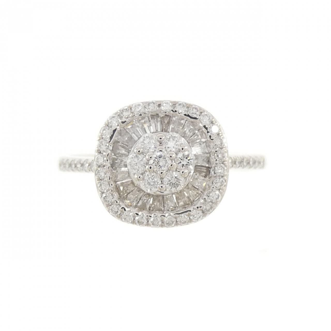 K18WG ダイヤモンド リング 0.50CT