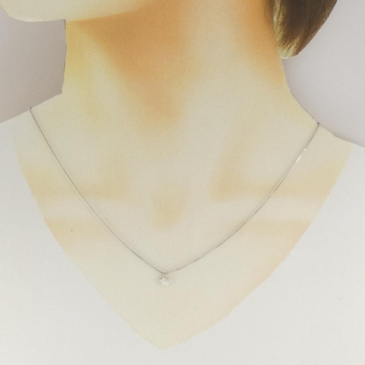 PT900/PT850 ダイヤモンド ネックレス 0.33CT