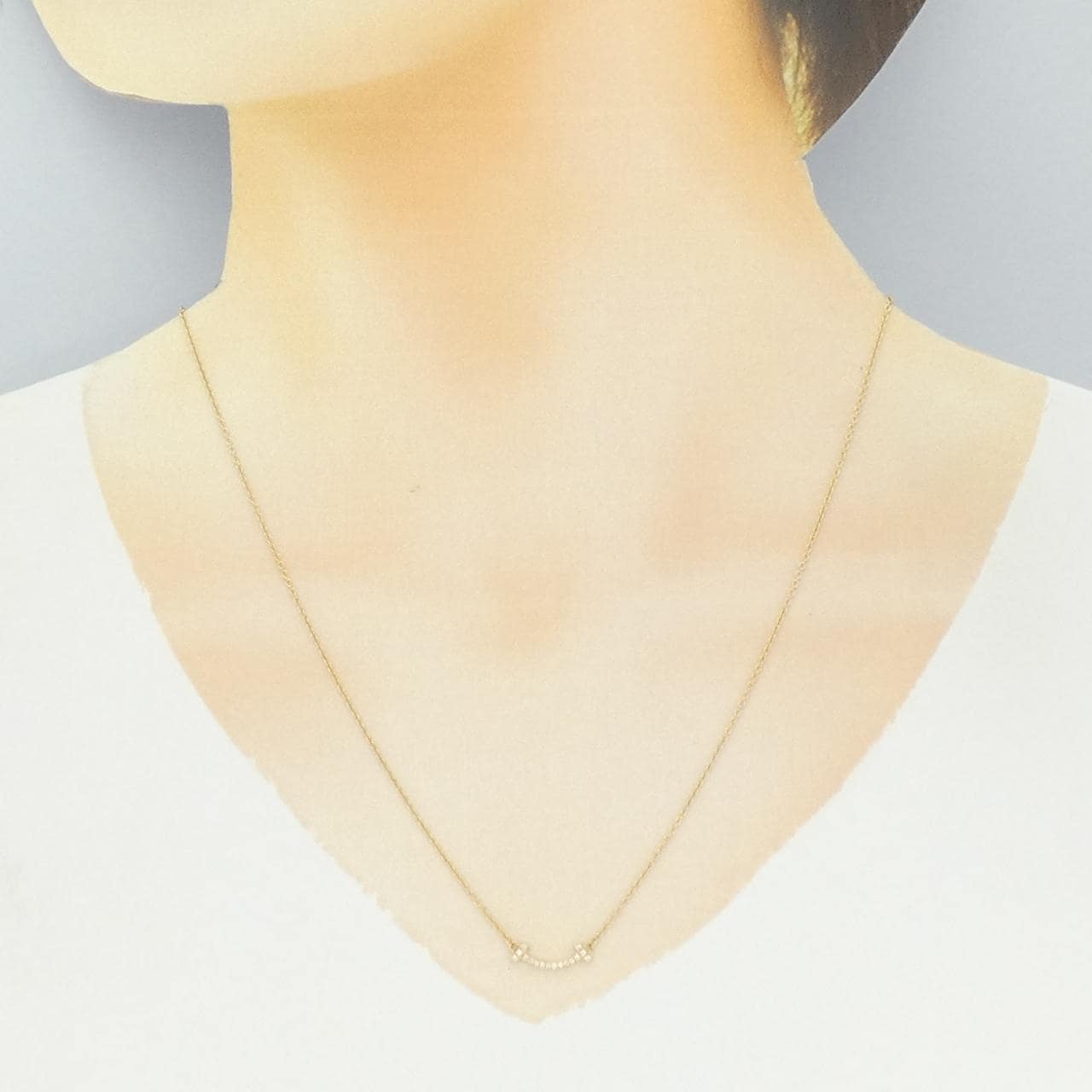 ティファニー Tスマイル ミニ ネックレス