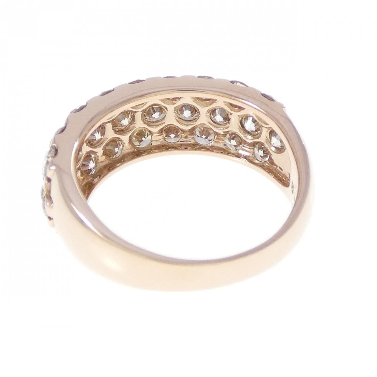 K18PG ダイヤモンド リング 2.50CT