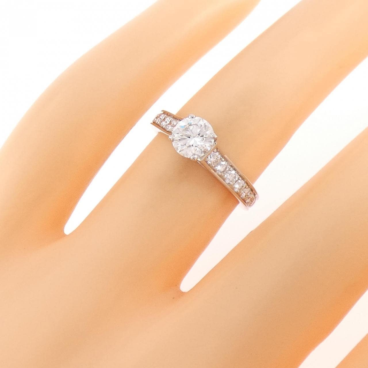 カルティエ 1895 ソリテール リング 0.60CT H VVS1 EXT