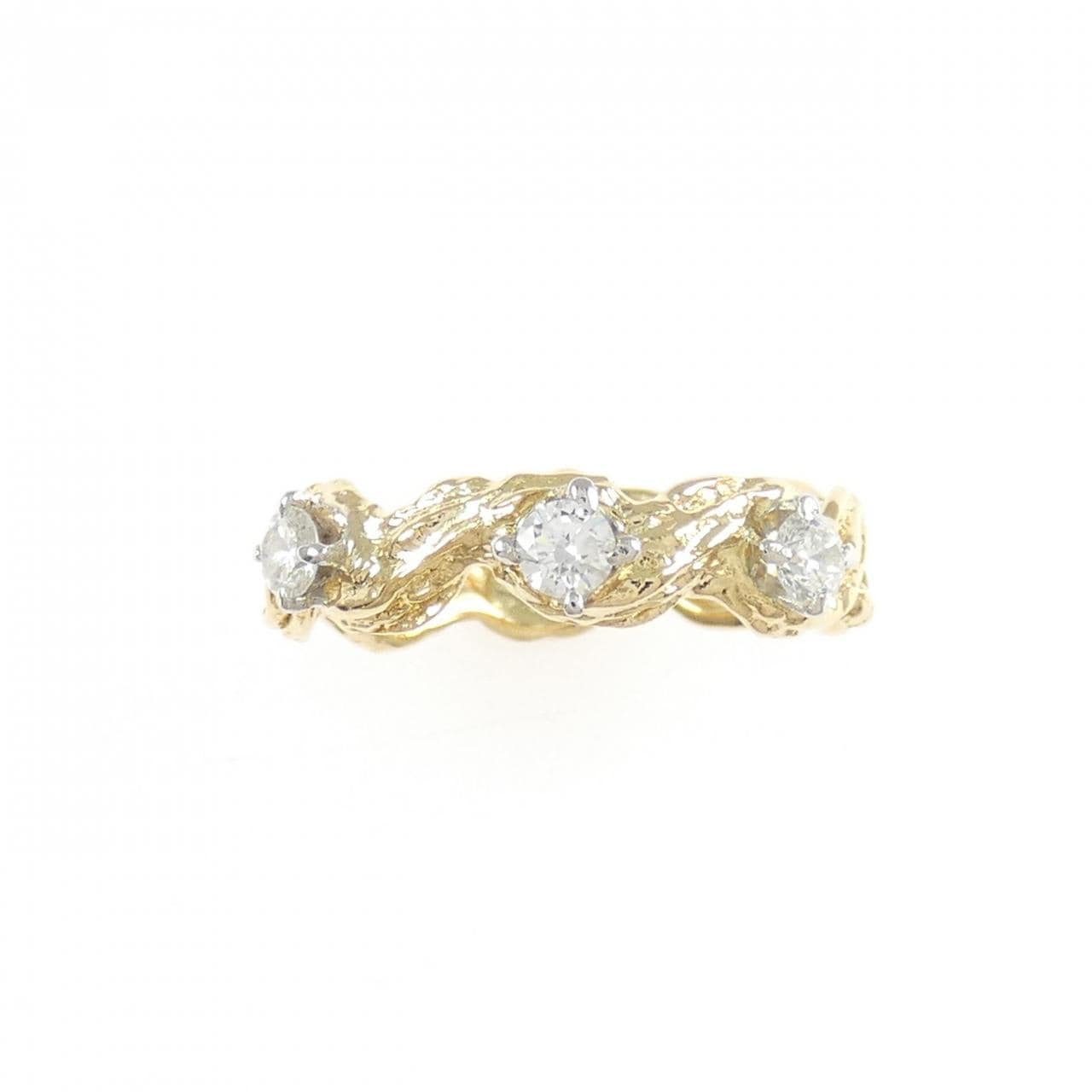 750YG/750WG ダイヤモンド リング 0.24CT