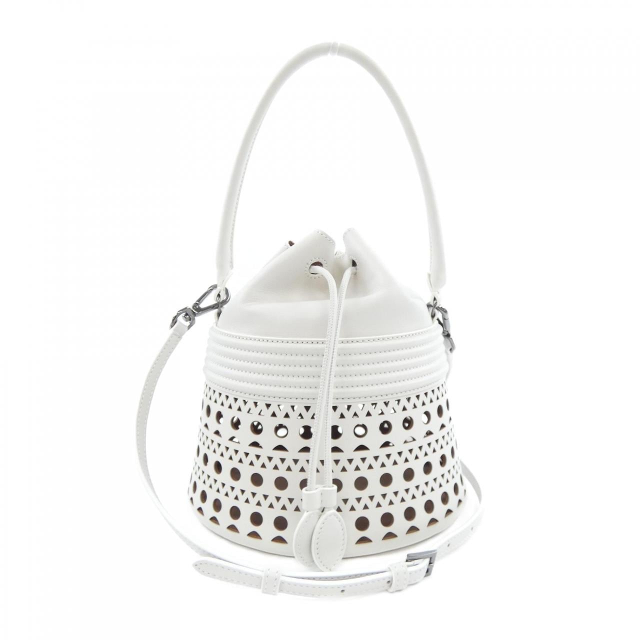 アライア ALAIA BUCKET CORSET BAG