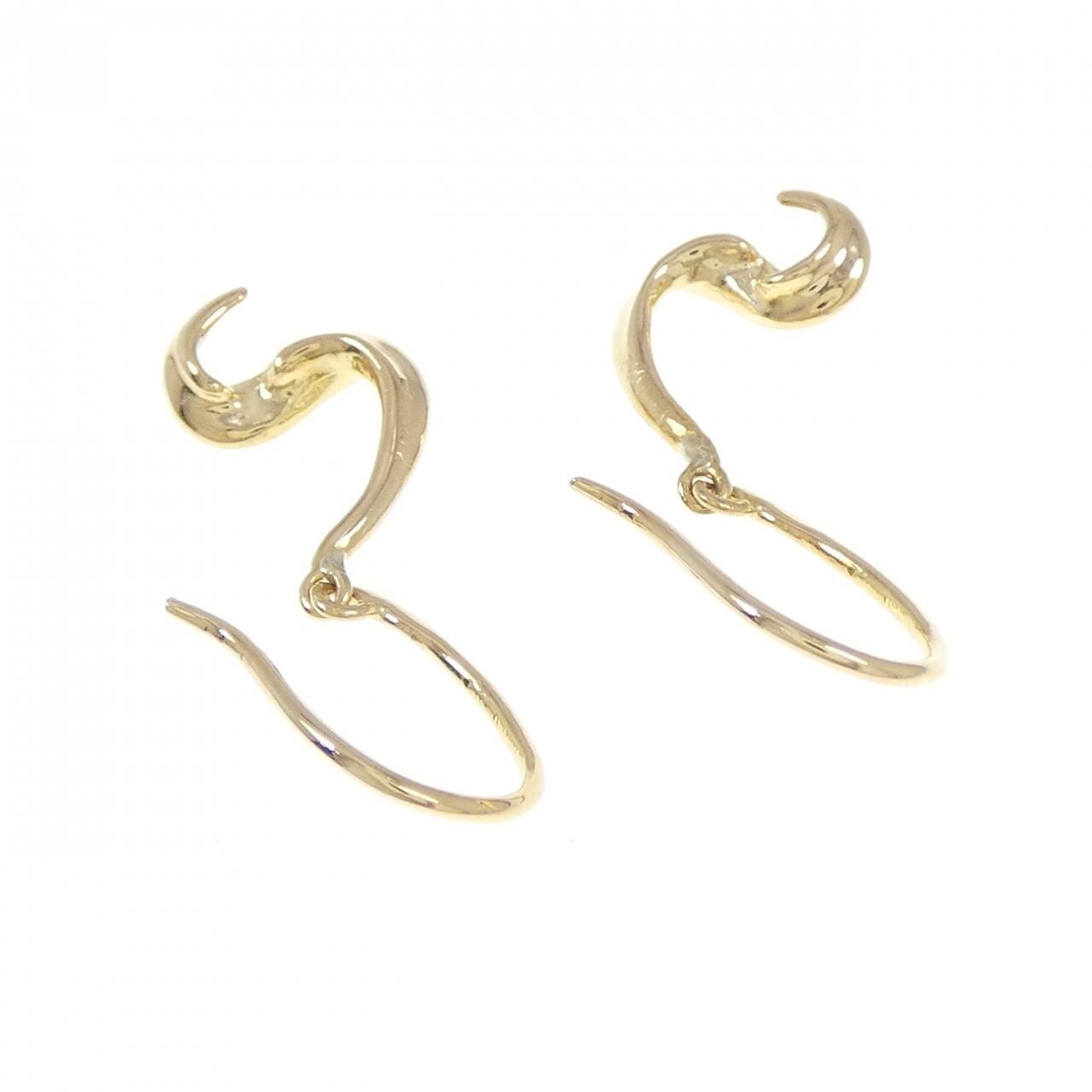 K18YG ダイヤモンド ピアス 0.04CT